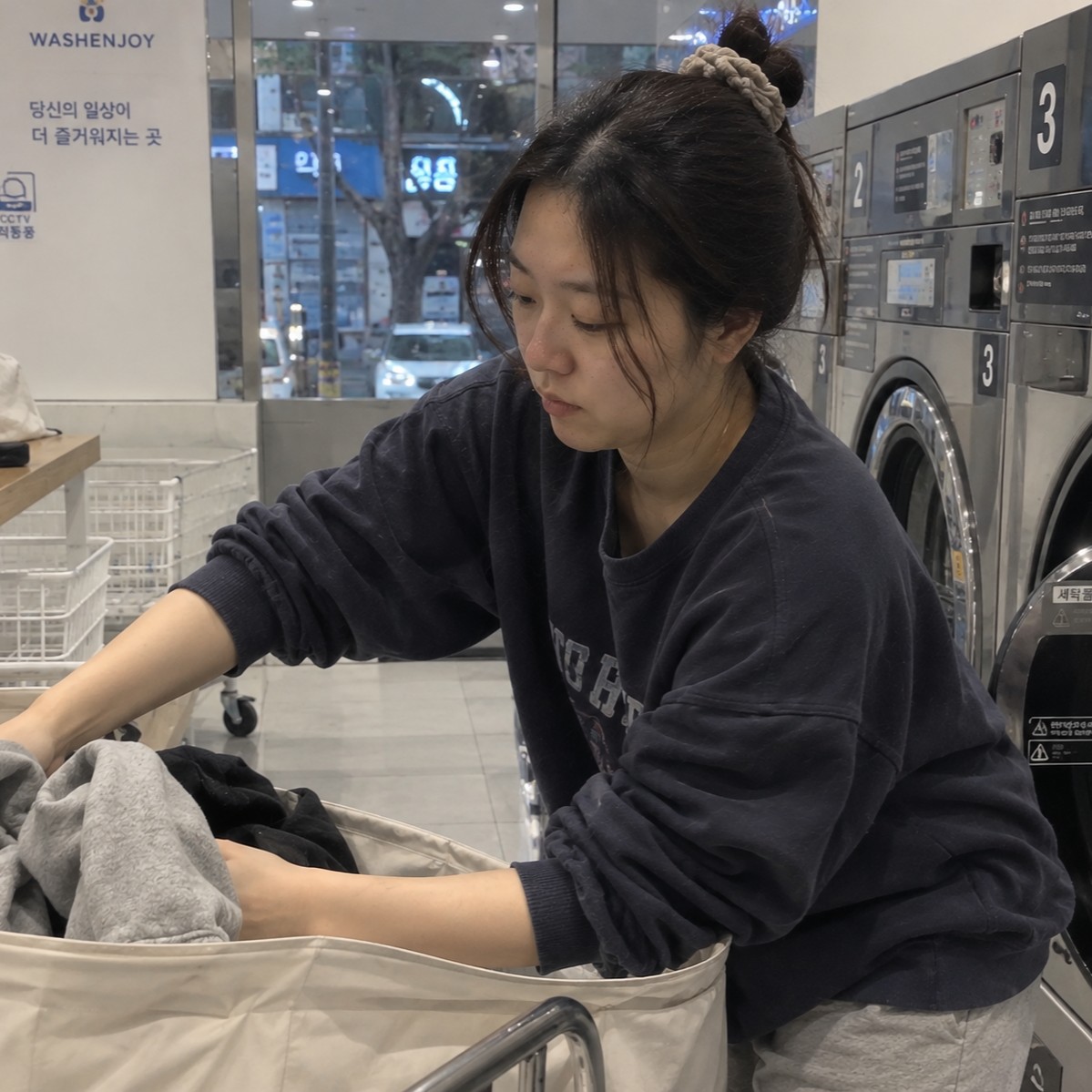 세탁이나 부엌일 뒤에 무조건 사용